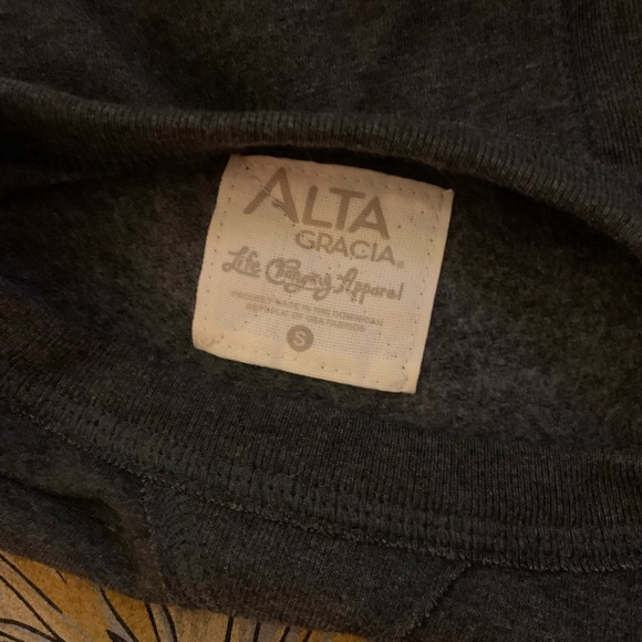Alta Gracia Gray Lion in Glasses Sweatshirt - Picture 6 of 8
